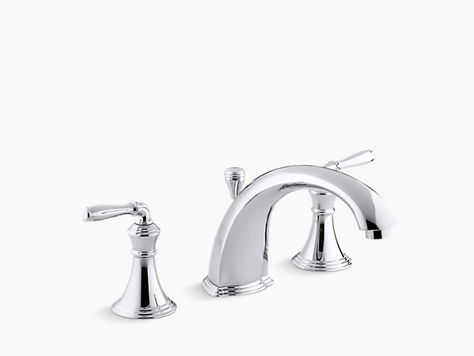 K T387 4 Devonshire Deck Mount Bath Faucet Trim With Lever